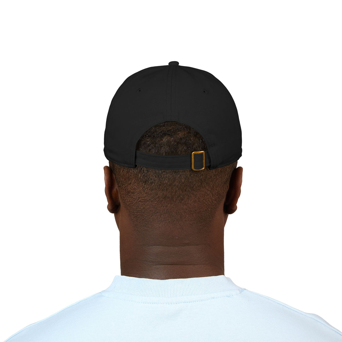 Embroidered Gold Duck Organic Baseball Cap — Eco Cotton Adjustable Hat
